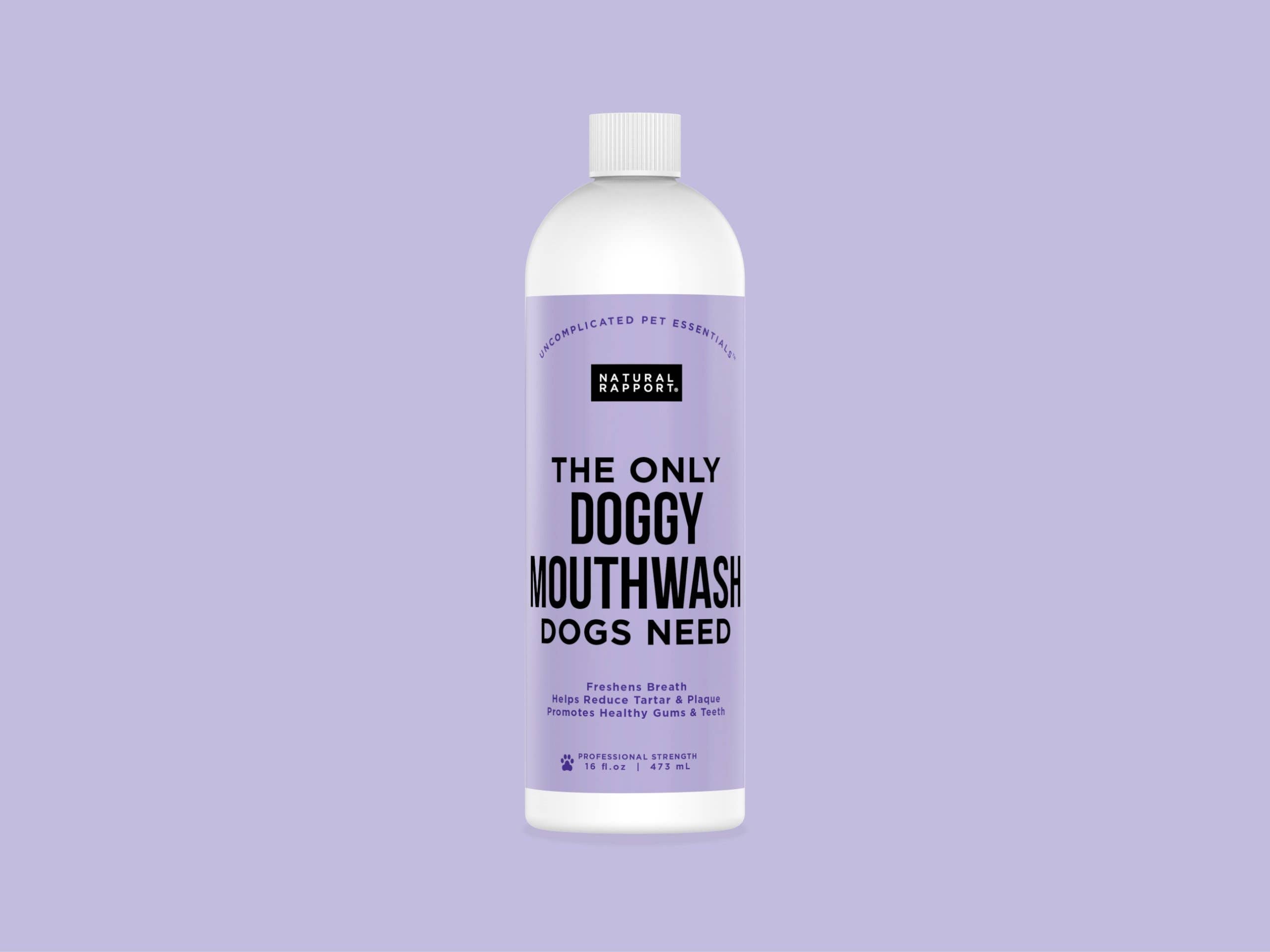 Natural Rapport - The Only Doggy Mouthwash Dogs Need