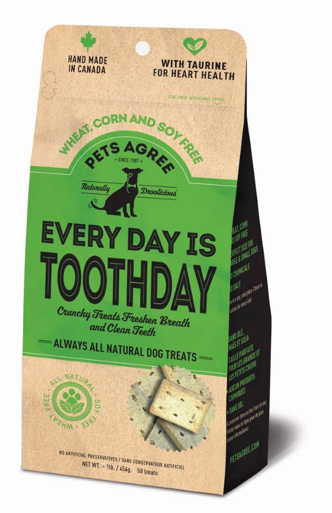 The Granville Island Pet Treatery - Everyday is Tooth Day (dog Breath Biscuit, Grain Free)