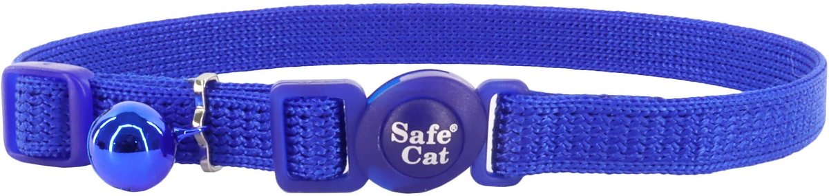 Safe Cat® Adjustable Snag-Proof Nylon Breakaway Collar
