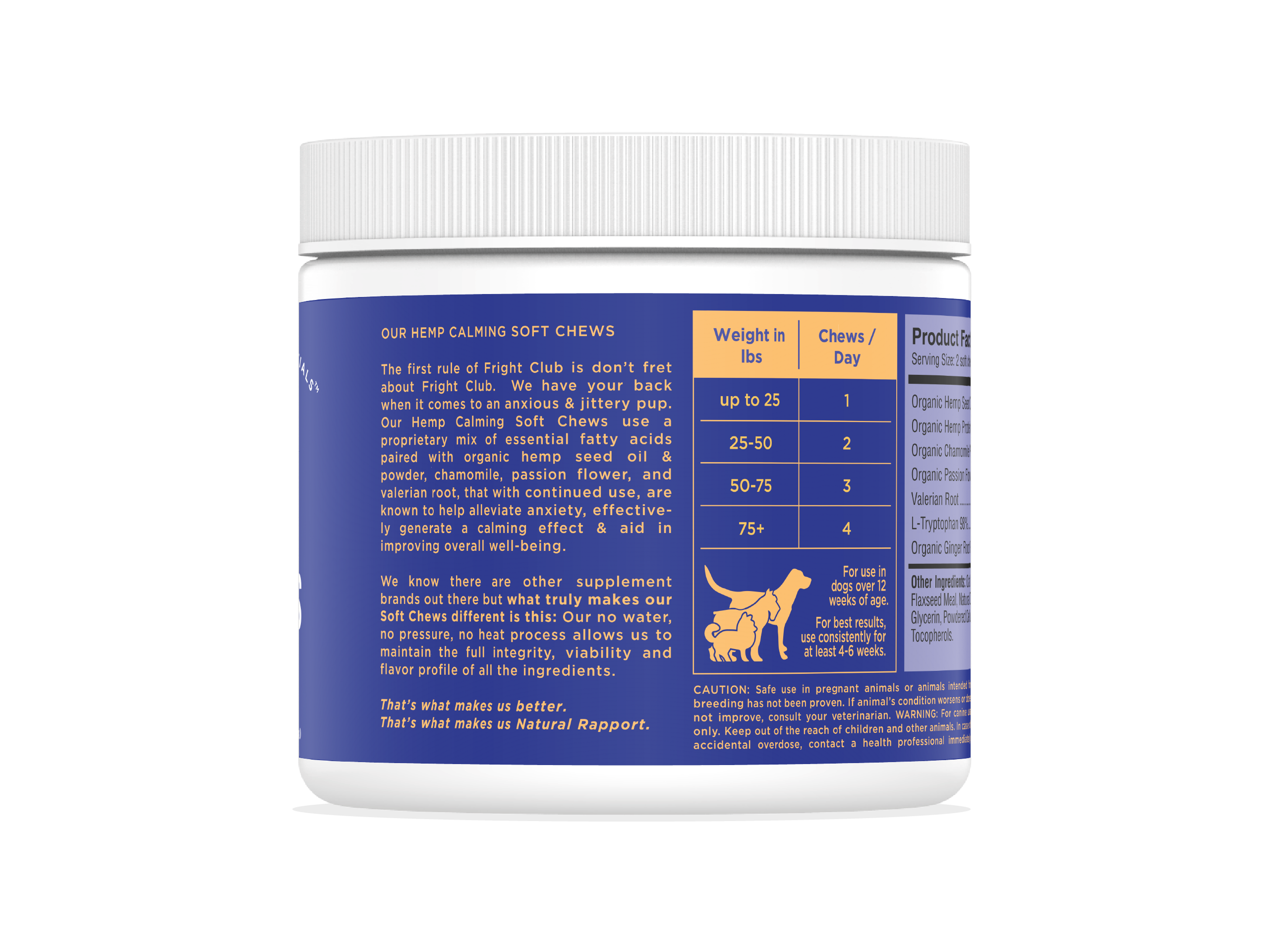 Natural Rapport - The Only Calming Soft Chews Dogs Need