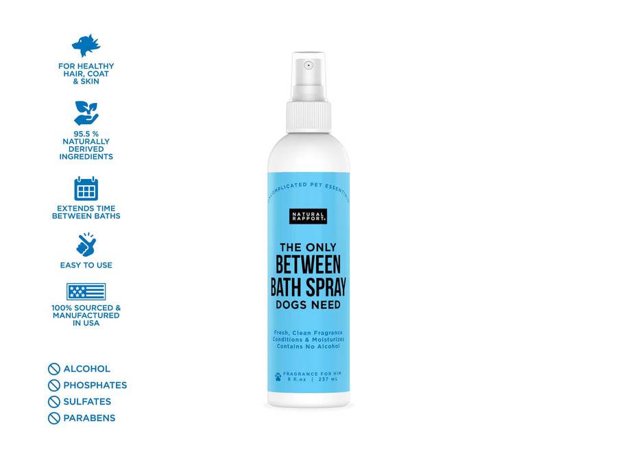 Natural Rapport - The Only Between Bath Spray Dogs Need - Male Scent