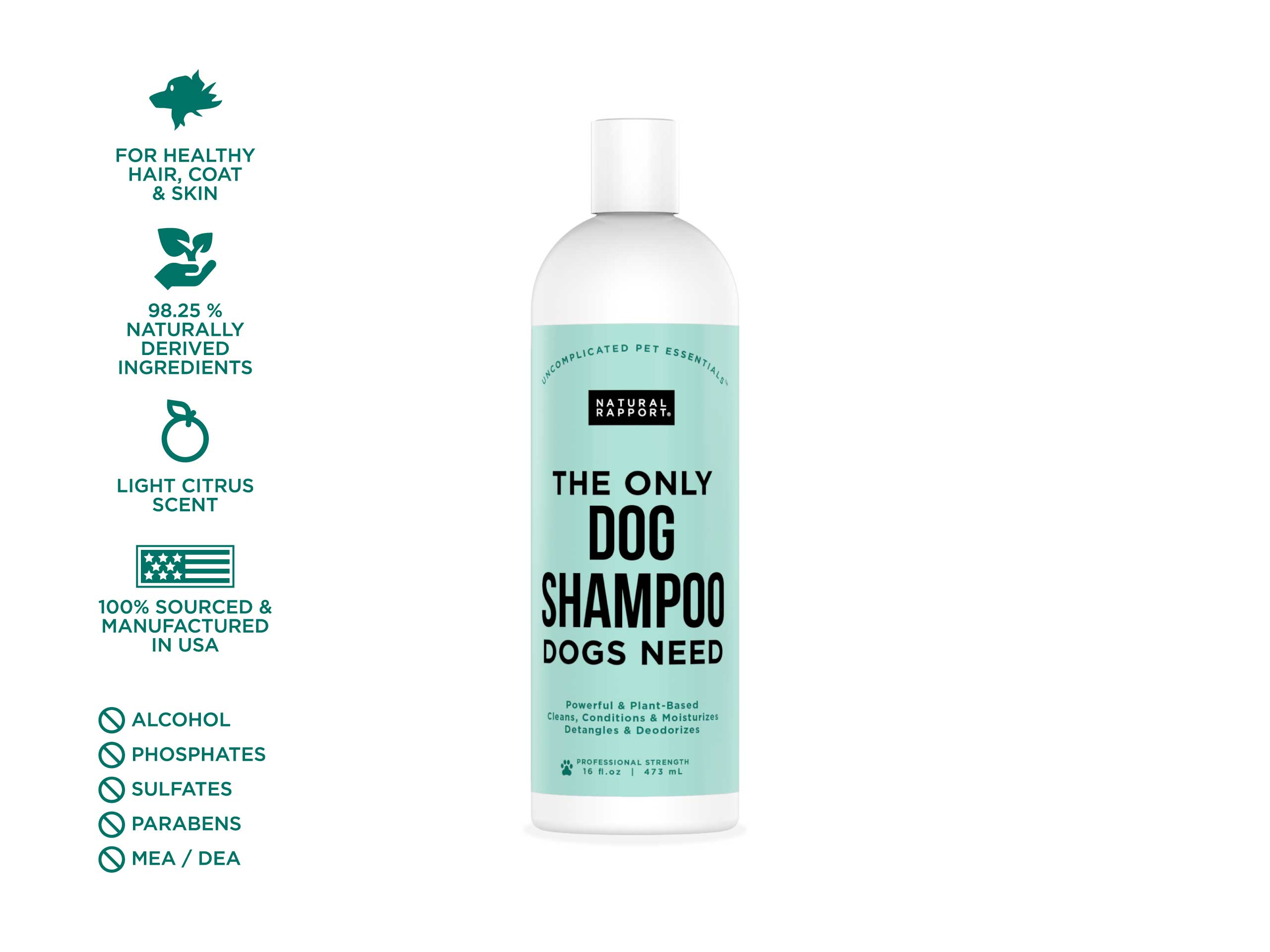 Natural Rapport - The Only Dog Shampoo Dogs Need