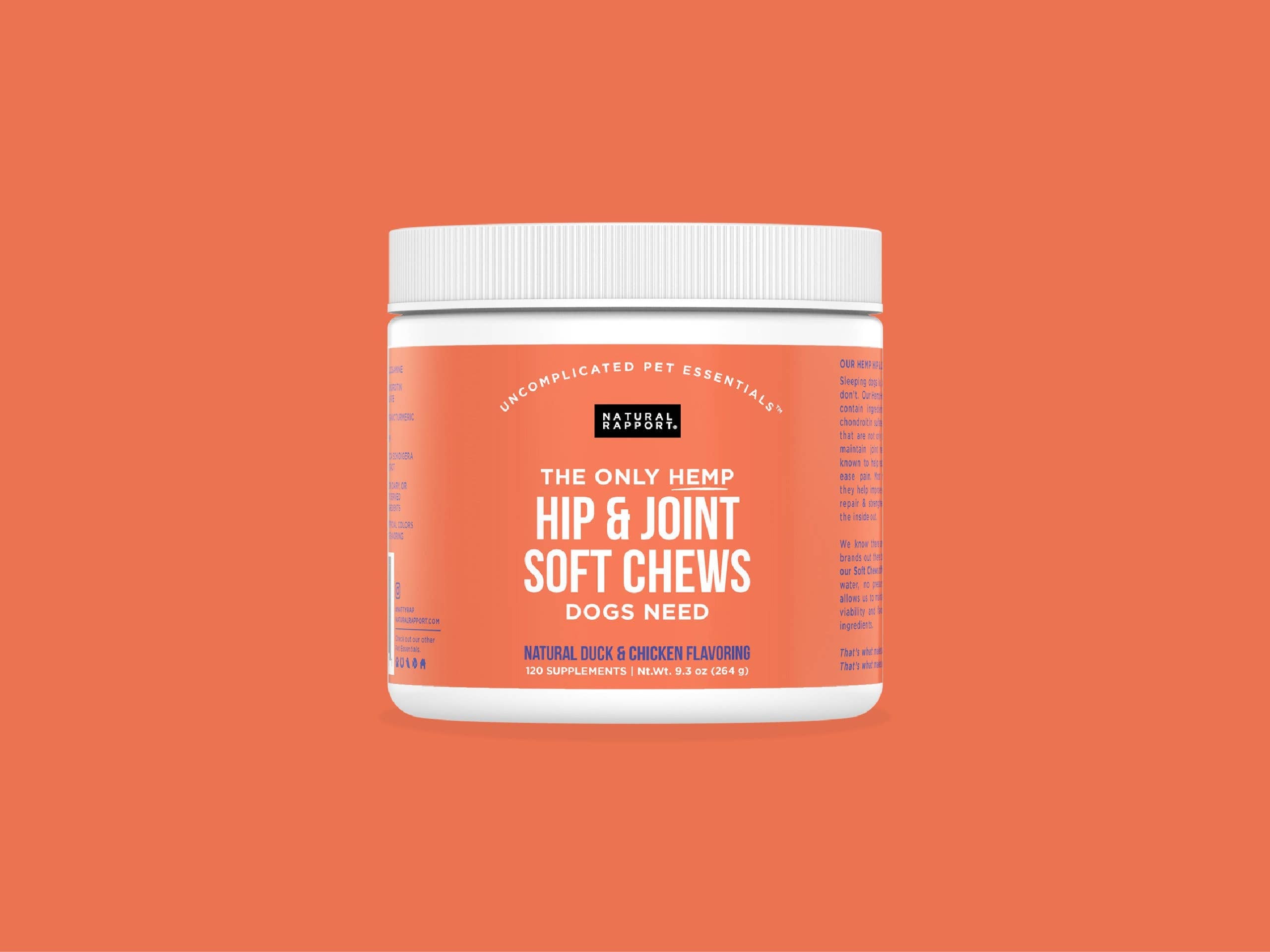Natural Rapport - The Only Hip & Joint Soft Chews Dogs Need