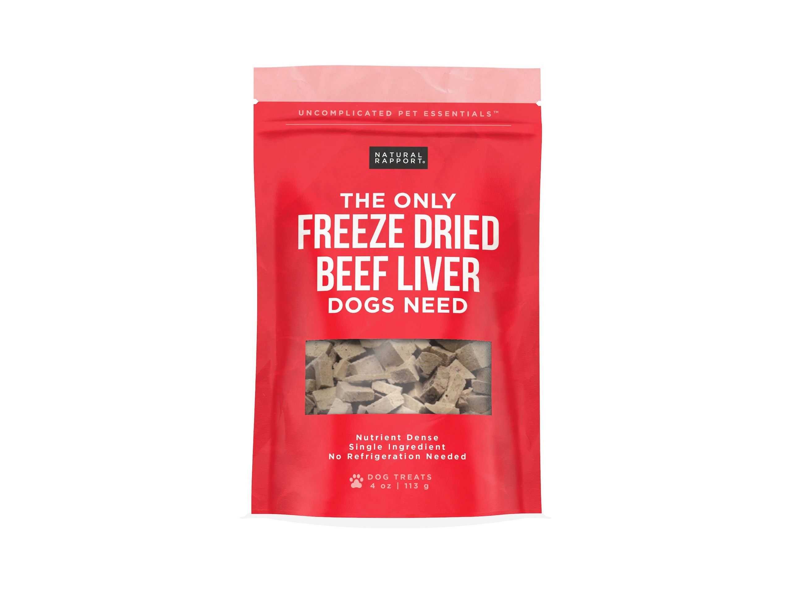 Natural Rapport - The Only Freeze Dried Beef Liver Dogs Need